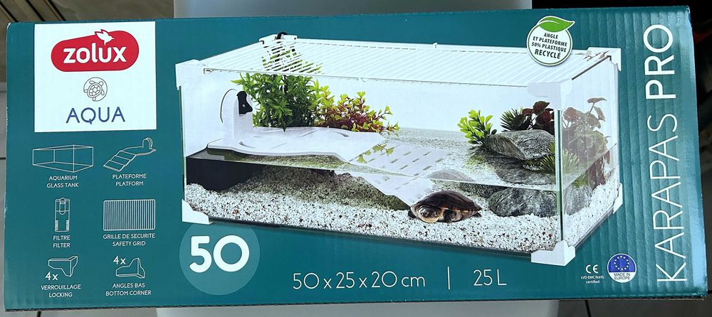 Terrarium akwarium ZOLUX Aquaterrarium KARAPAS AQUA PRO 50