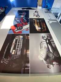 6 sztuk plakatów B grupa Lancia Martini Audi quattro rs peugeot 205