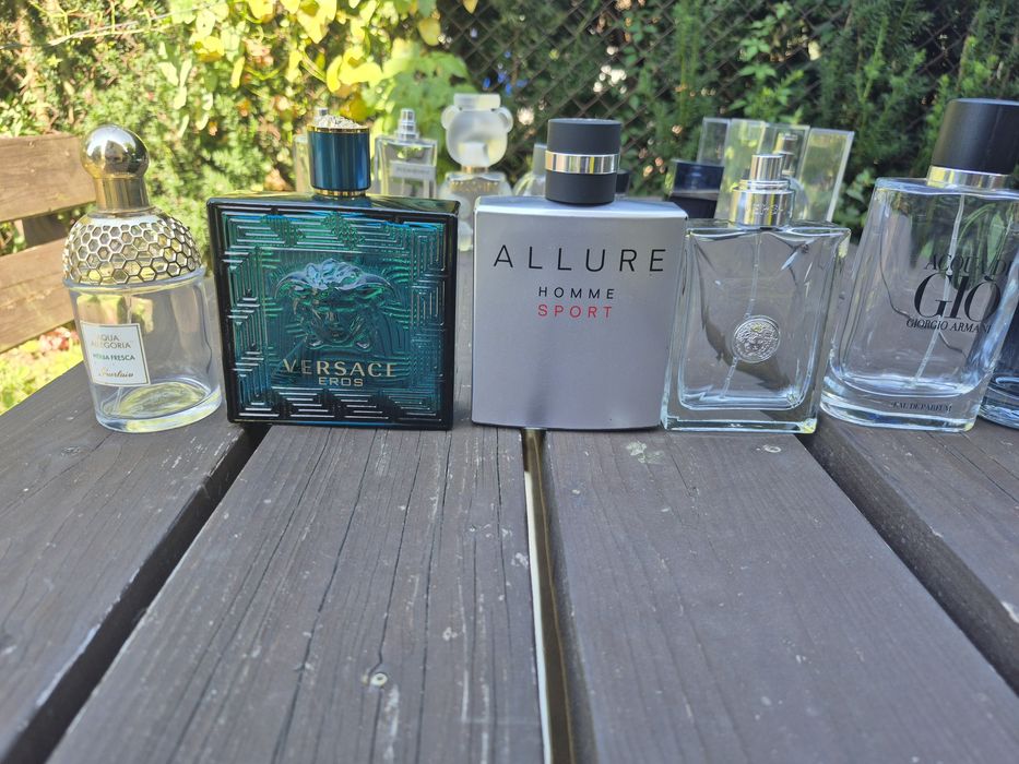 Flakony po perfumach puste oryginalne różne marki nisza mainstream