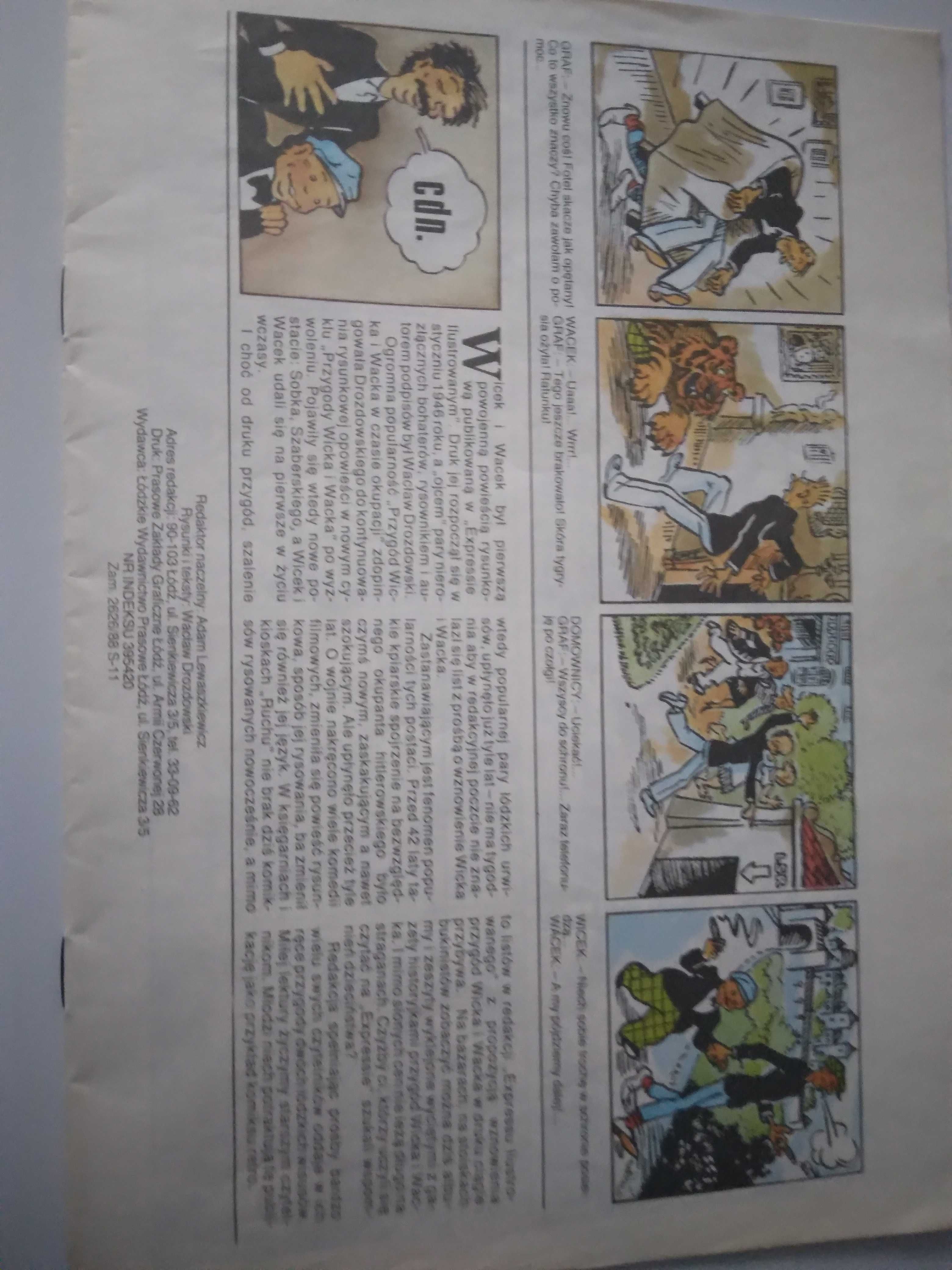 Komiks Wicek i Wacek