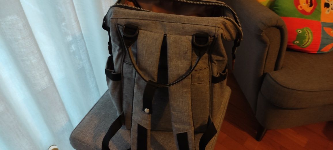 Mochila Aumentação Cinza