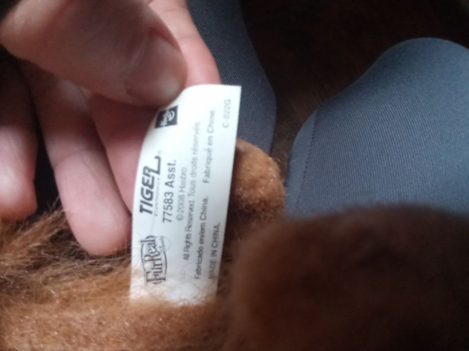 Piesek furreal Tiger brązowy drugi z bialym gratis