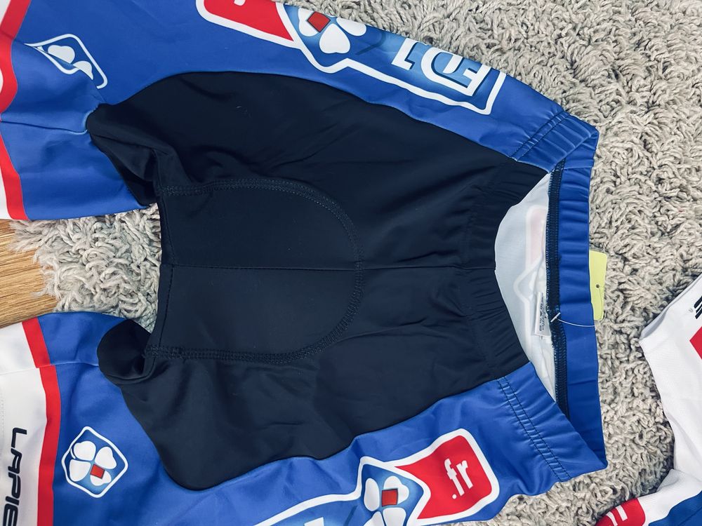 Meski stroj kolarski rowerowy nowy rozm M getry kolarki bluza na suwak