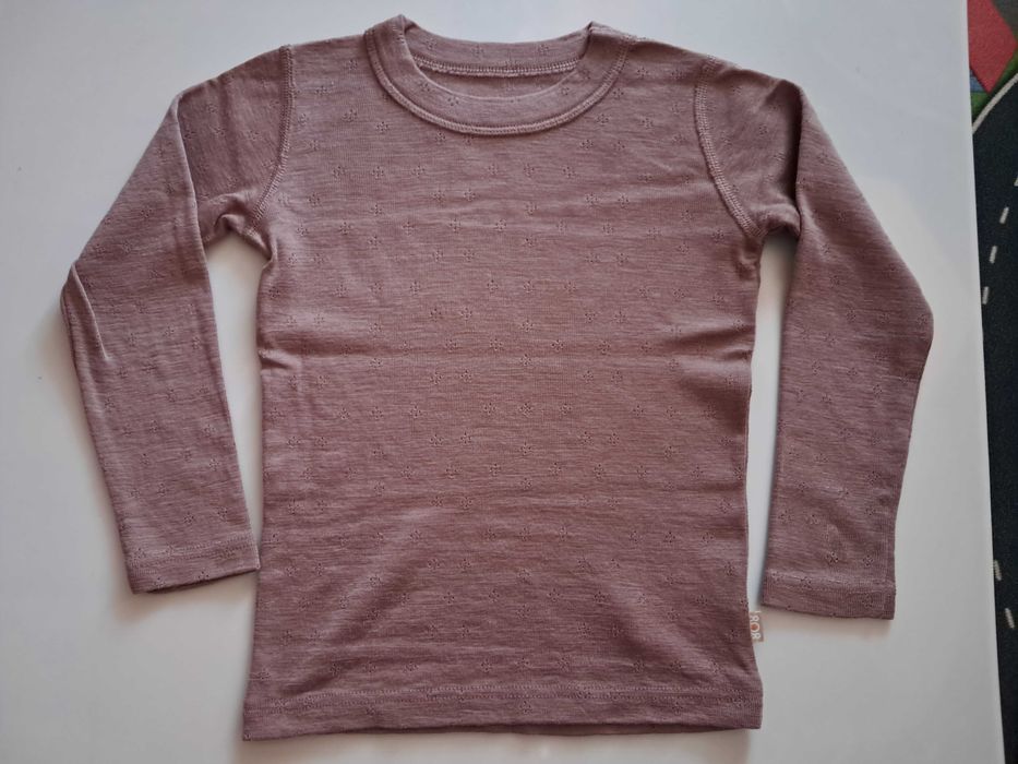 Bluzeczka/koszulka 8o8, merino wool/wełna, r. 98/104