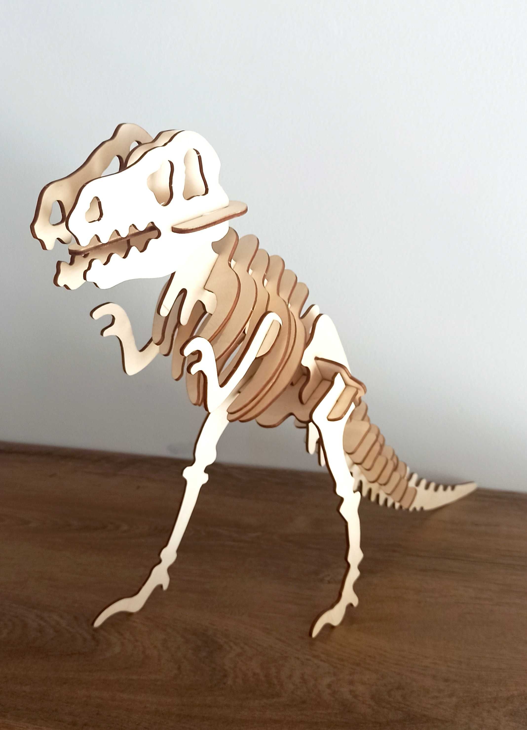 T-Rex model 3d drewniane puzzle