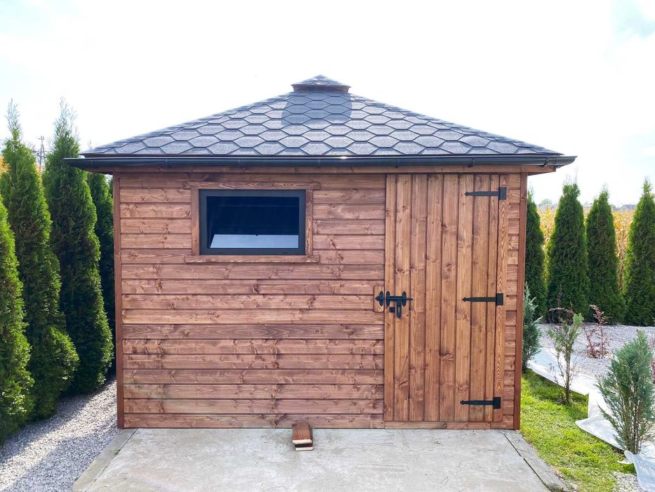 Domek narzędziowy Ares 3m x 3m Altanka drewniana domek - PRODUCENT