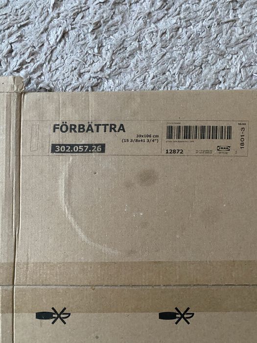 Forbattra panel maskujacy ikea 39x106 kuchni kremowy medot