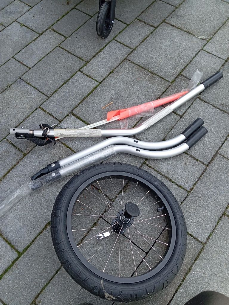 Przyczepka rowerowa dla dzieci 2 dwu osobowa ktm jogger wózekk dw