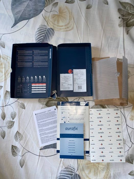 Нові компресійні колготи для вагітних, Aurafix, Турція (чек, коробка)