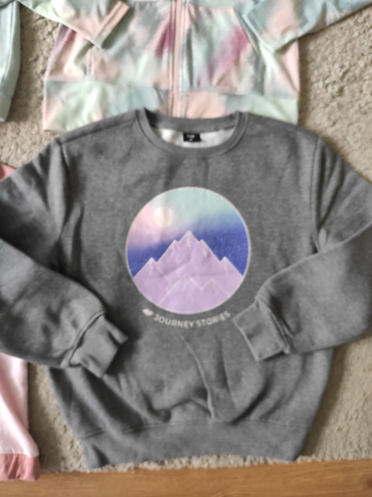 Markowe bluzy jak nowe dla dziewczynki 158