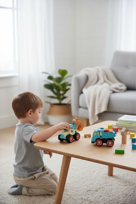 Дитячий Набір 4-в-1 Будівельні машини