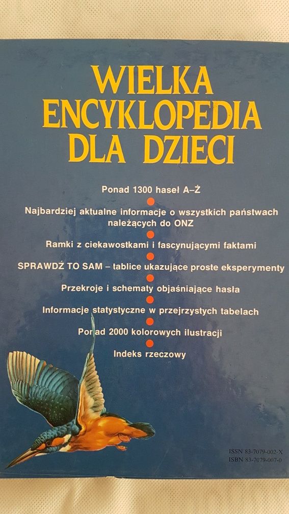 5 tomów encyklopedii dla dzieci