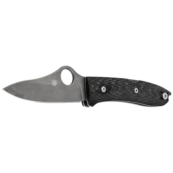 Nóż składany Spyderco SpyOpera Sprint Run Carbon Fiber, Damasteel Thor