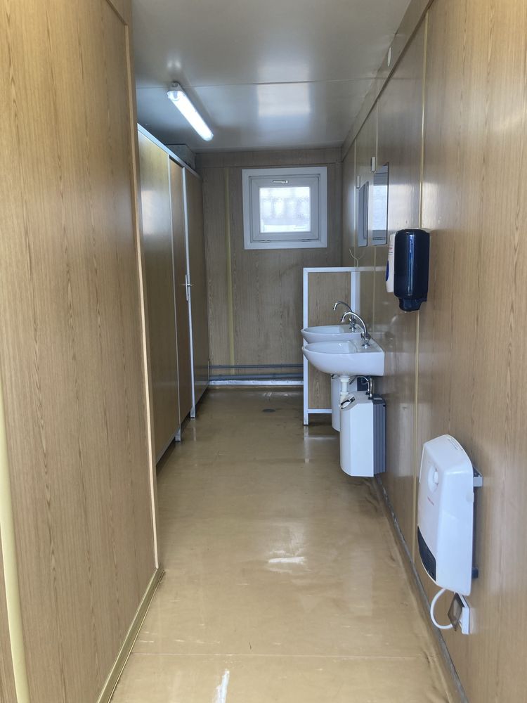 Kontener sanitarny damsko/męski Containex kontener socjalny kontenery