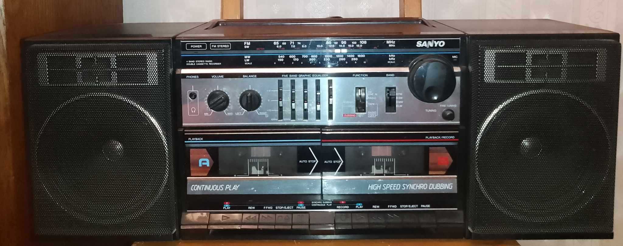 Sanyo radiomagnetofon lata 80  prl