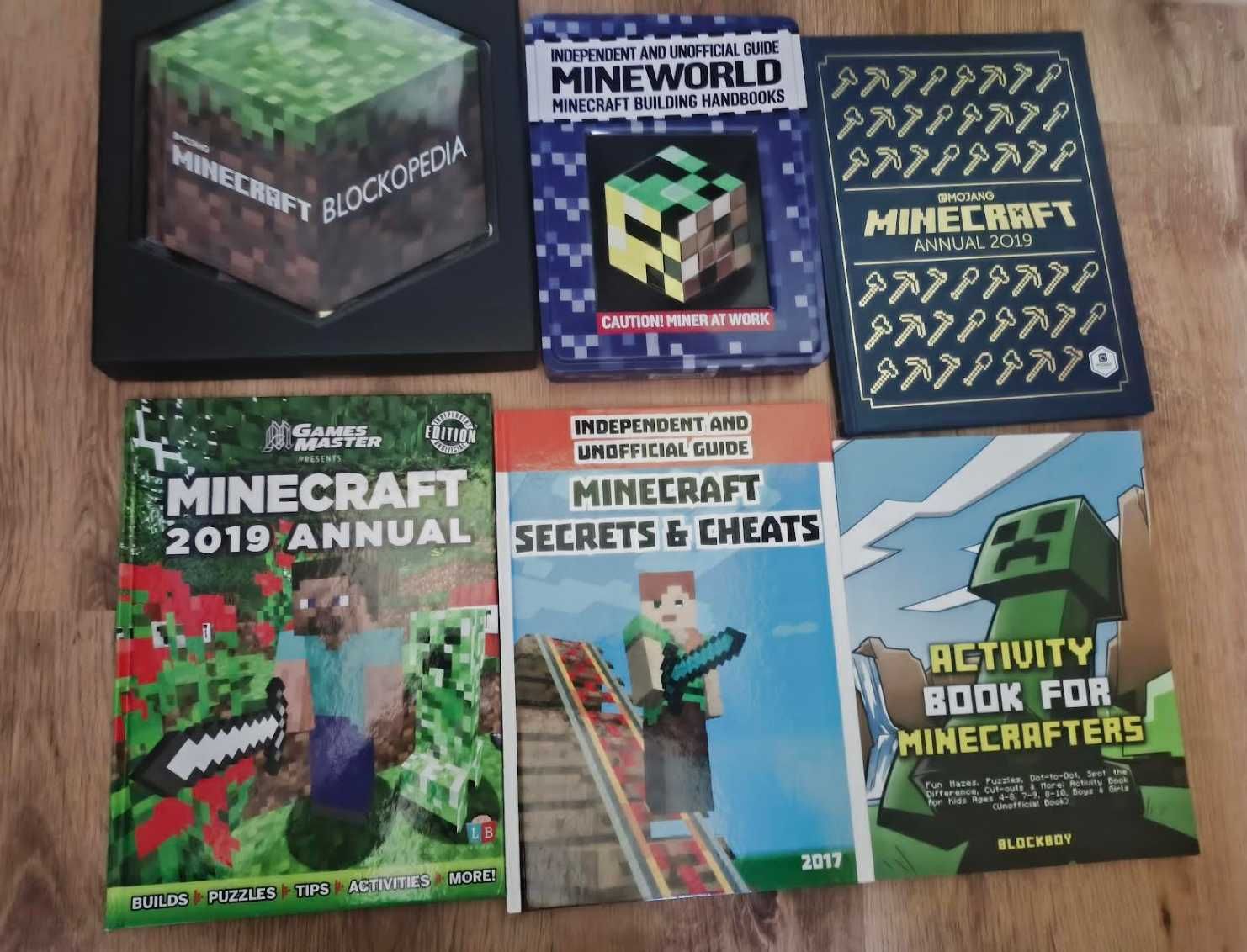 Minecraft książki po angielsku dla dzieci blockopedia, mineworld