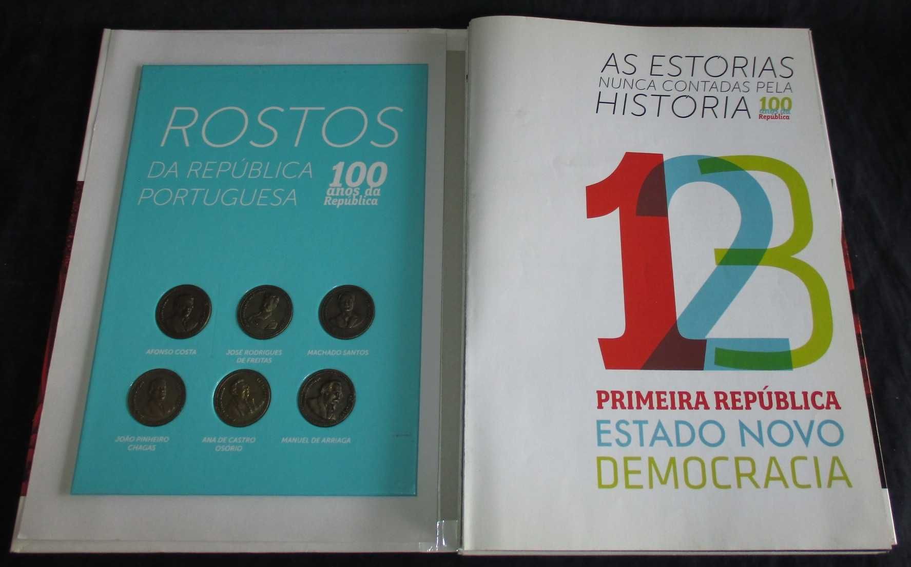 Livro As Estórias nunca contadas pela História + 6 medalhas