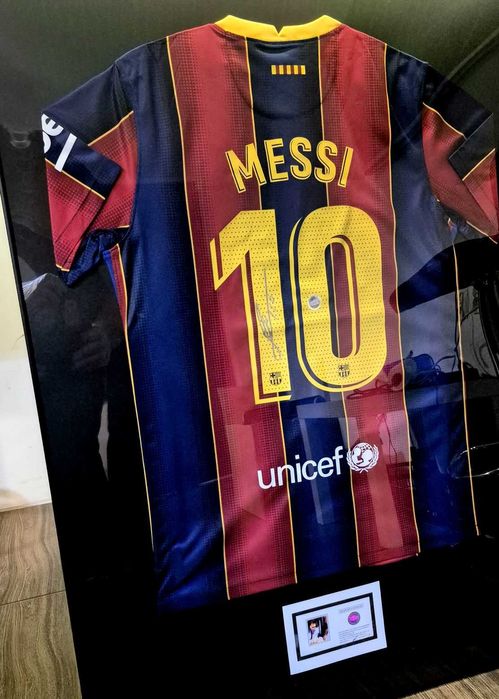 Koszulka Messi FC Barcelona 2020/21 podpis autograf certyfikat