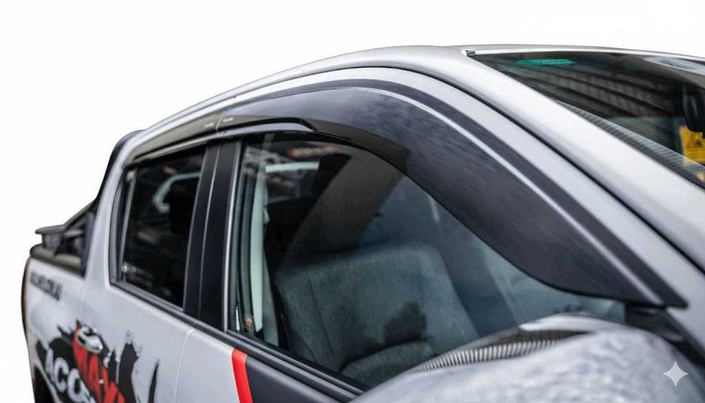 Owiewki Szyb Bocznych Osłony przeciwwiatrowe FORD RANGER 2022+ Tuning