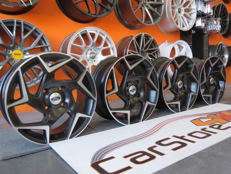 Jantes Look Ford Fiesta ST 15 x 6.5 et 40 4x108 Preto Matte