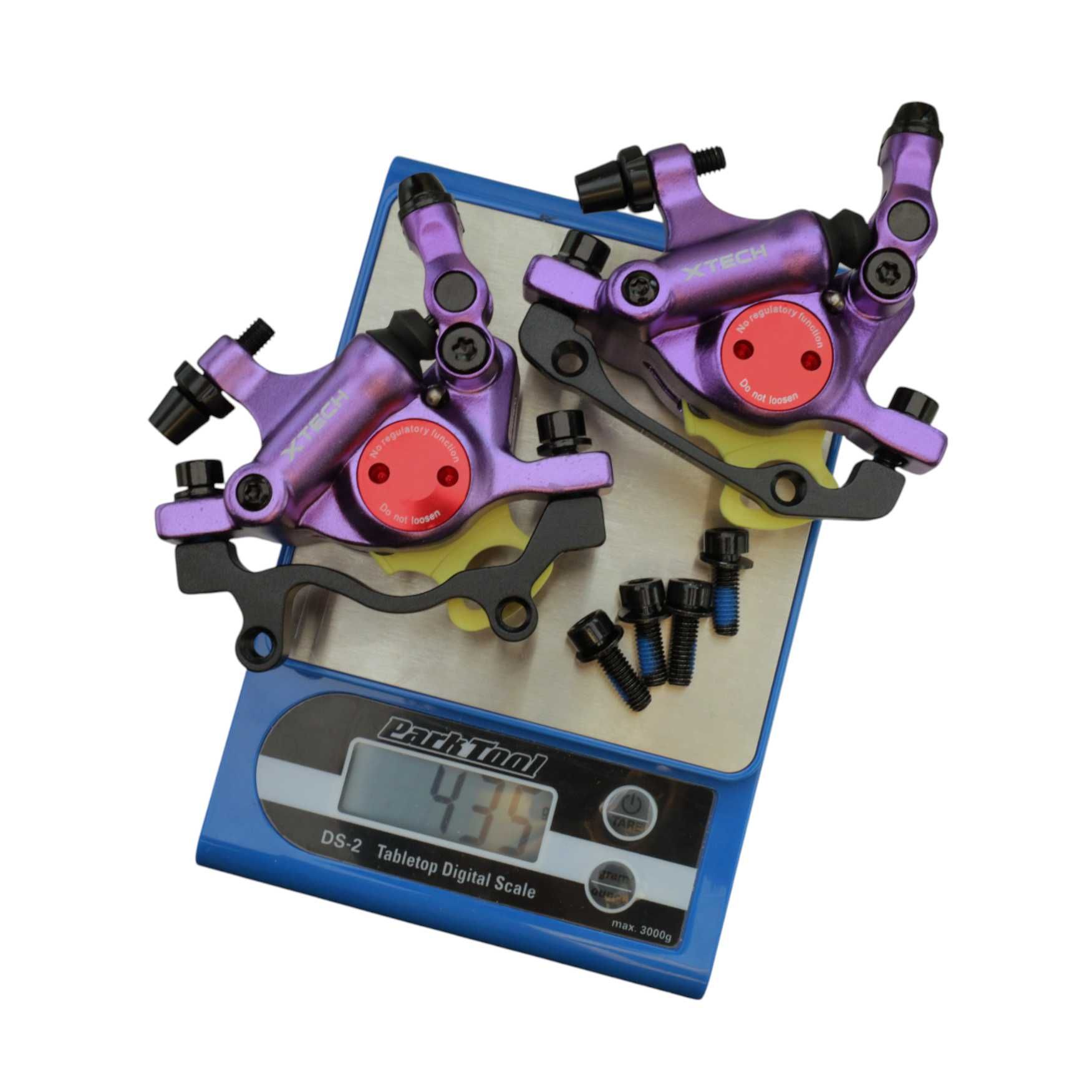 Nowe! ZOOM XTECH HB100 hamulce hydrauliczne mechaniczne fioletowe
