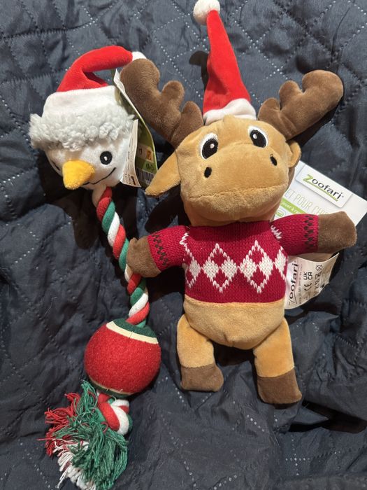 Іграшка новорічна для собак zoofari