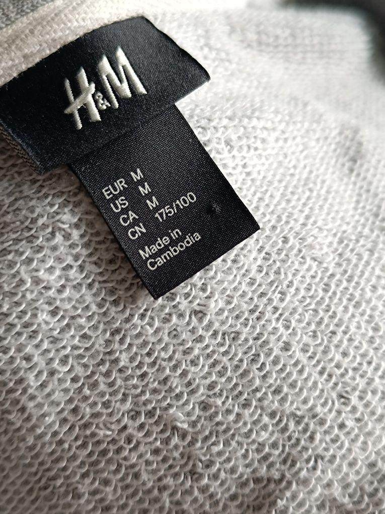 Szara męska bluza firma h&m rozmiar M