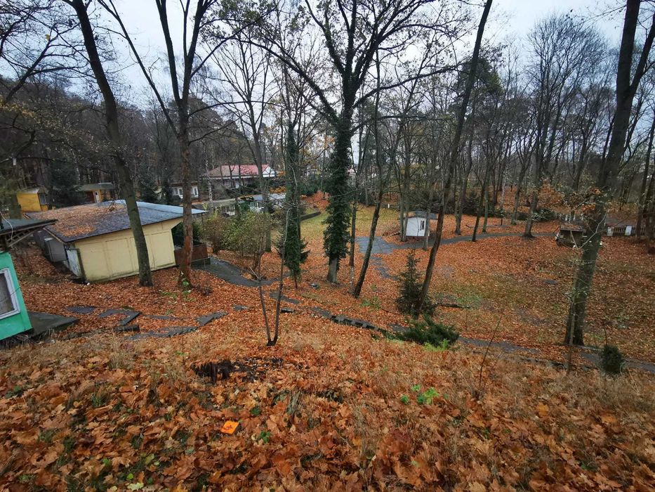 Działka zabudowana domkami letniskowymi Krynica Morska