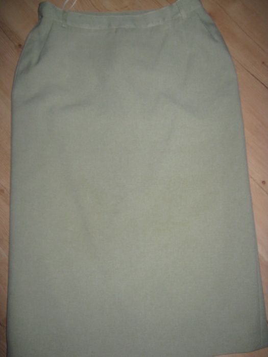 Elegancka spódnica - oliwkowy
