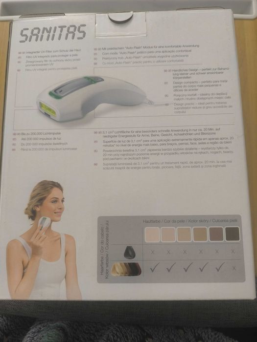 Depiladora IPL Sanitas IPL 200 Nova