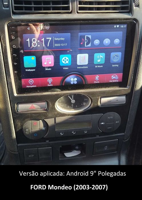 (NOVO) Rádio 2DIN • FORD • Mondeo MK3  (2000 a 2007) • Android GPS