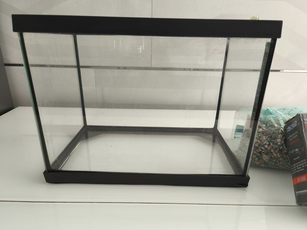 Aquário para peixes ou camarões - 35 x 27 x 20 cm