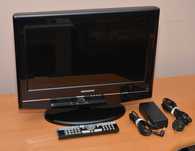 Medion MD20168 mały telewizorek 15,6" cala HD / DVD  / 12V / pilot
