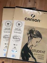 2x blok canson student format a3