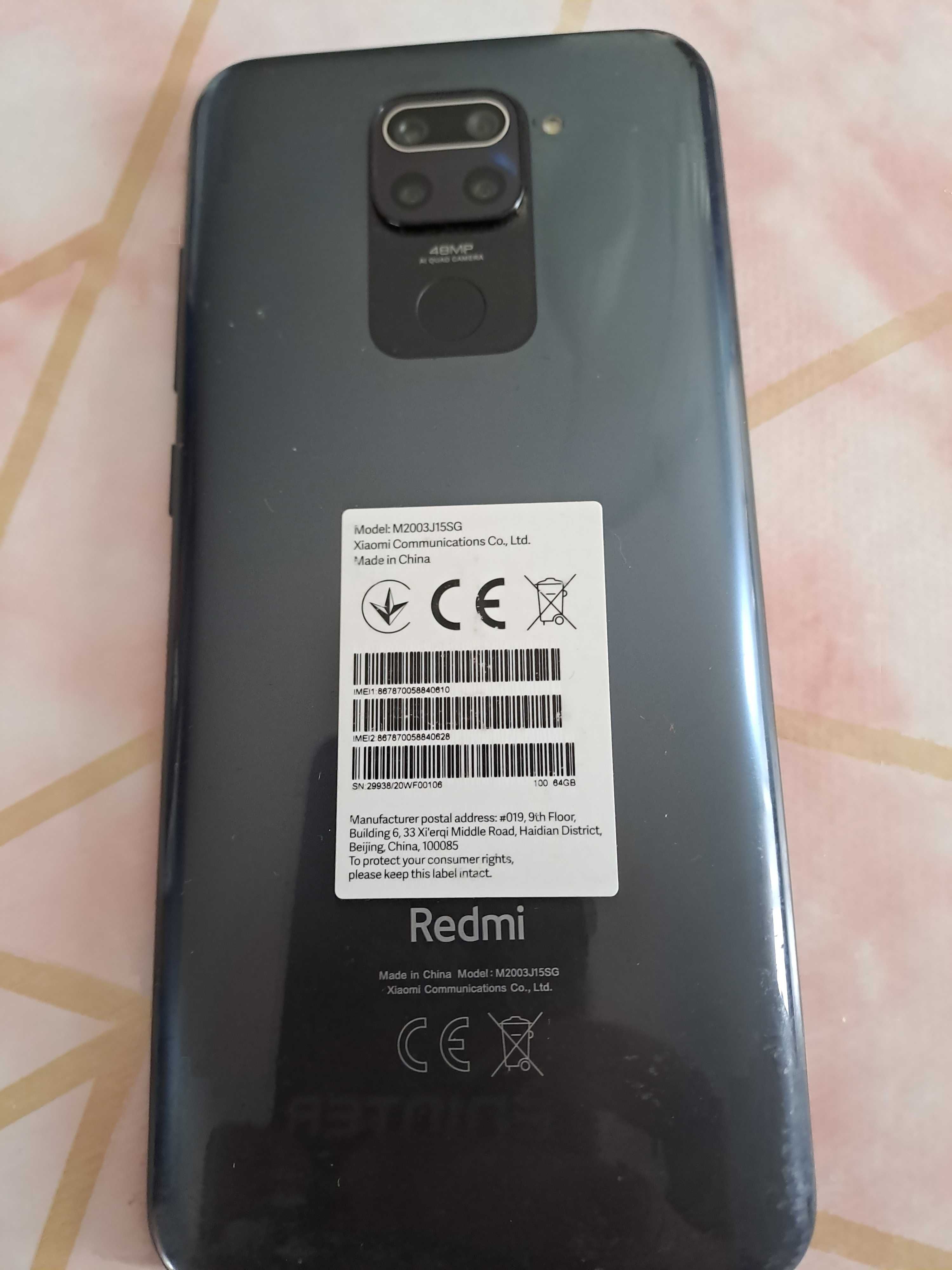 Xiaomi Redmi Note 9 Desbloqueado 4GB - 64GB