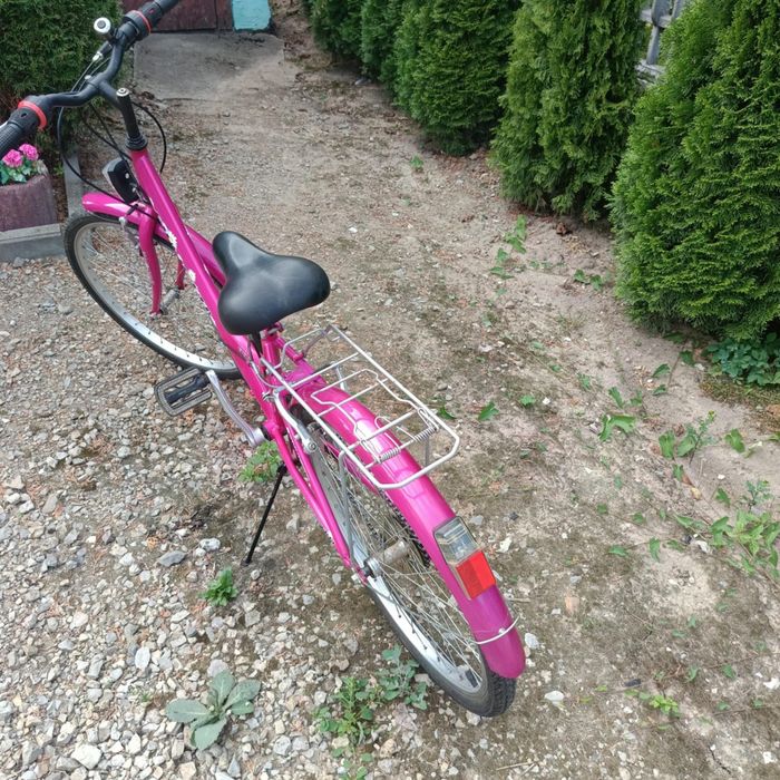 Sprzedam rower miejski dla dziewczynki używany rozmiar kół 24