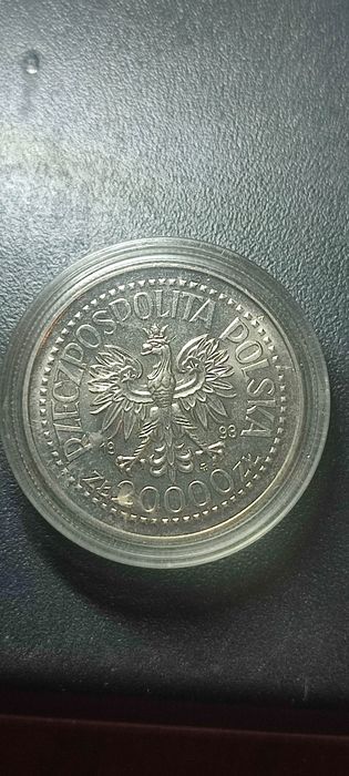 Moneta 20000 zł 1993rok KAZIMIERZ IV JAGIELLOŃCZYK 1447-.1492 w kapslu
