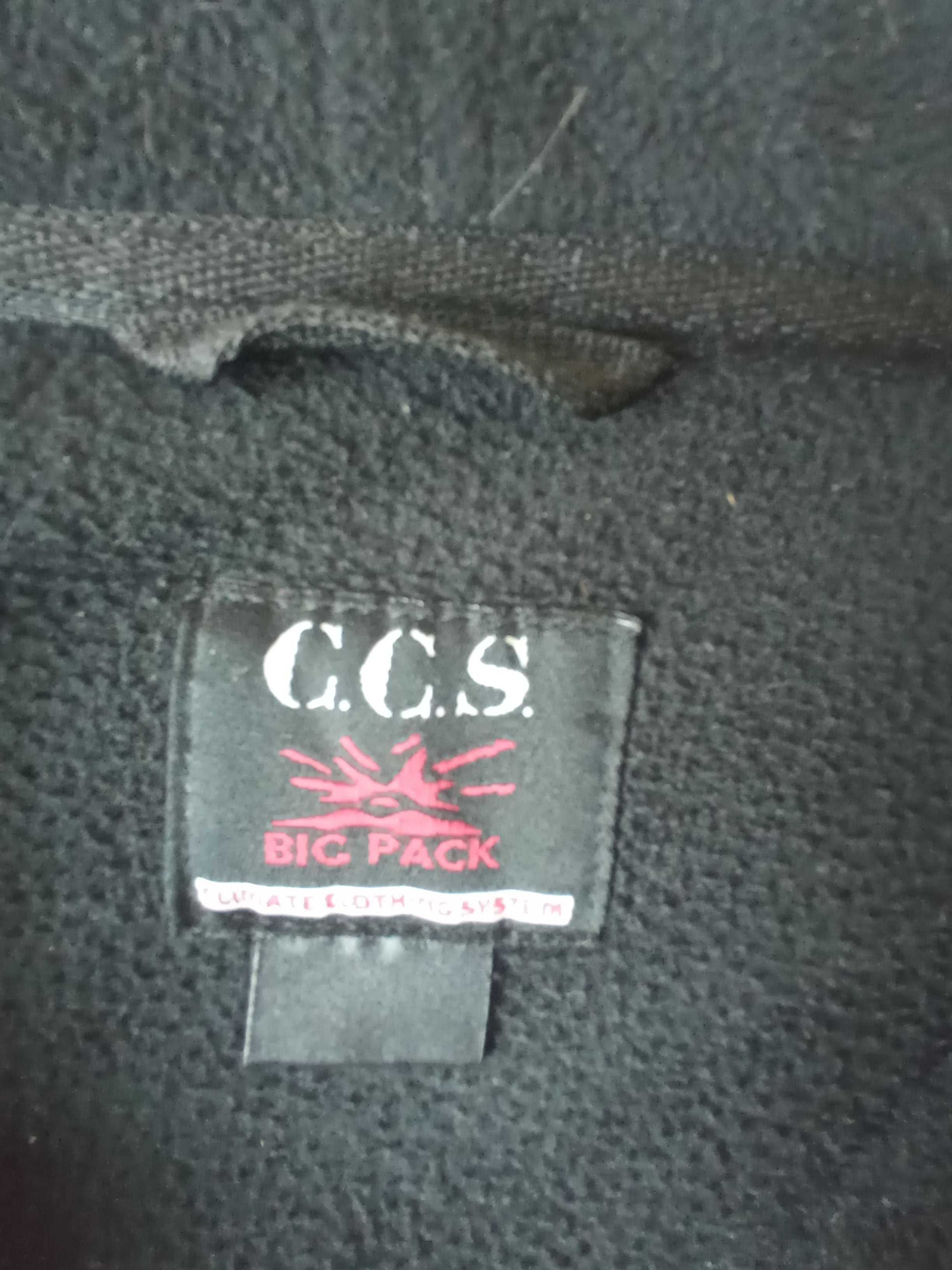 C.C.S.Bic Pack czarna duża męska bluza polar r XXL