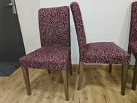 2 krzesła IKEA z pokrowcem