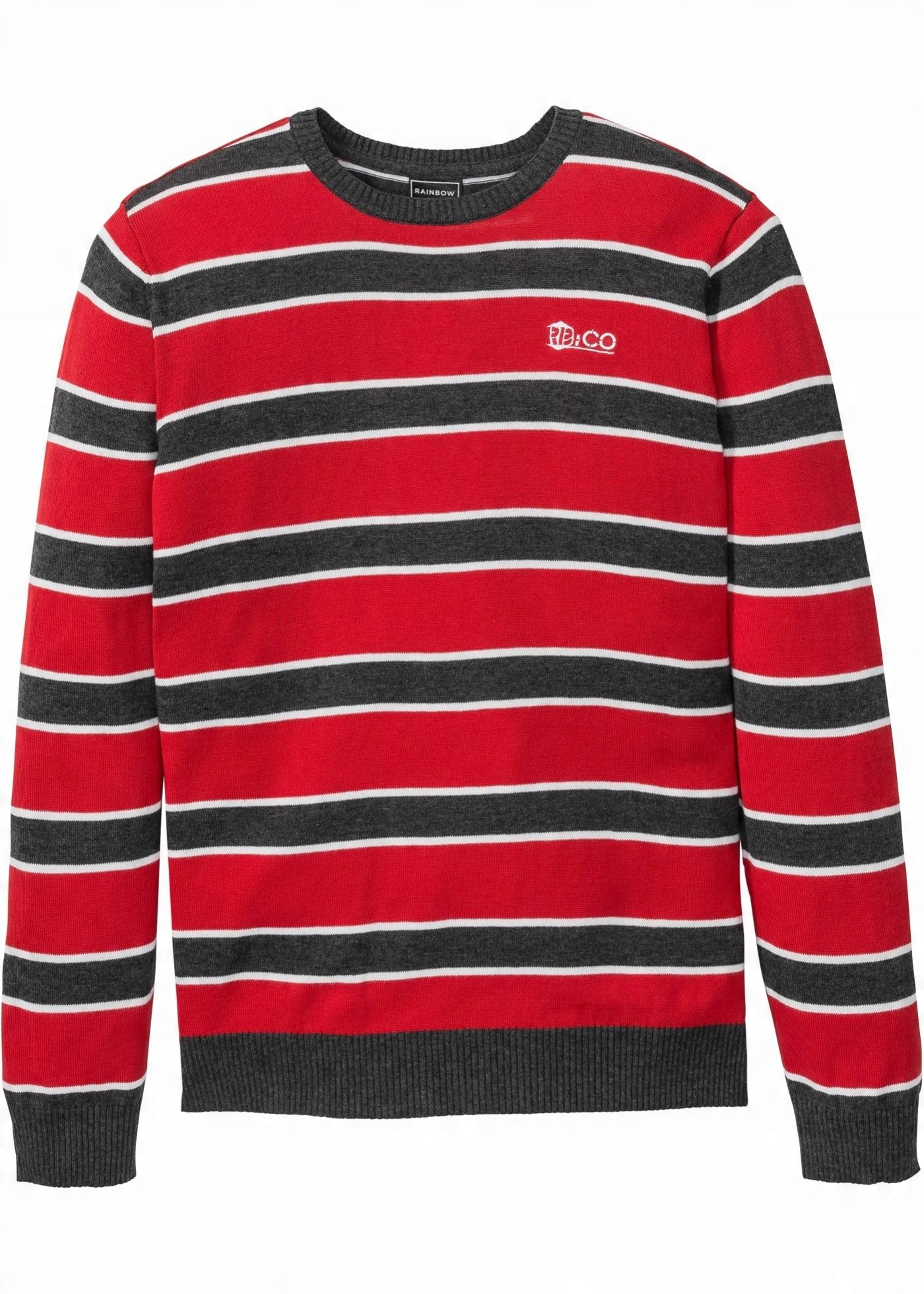 B.P.C sweter męski w paski L.