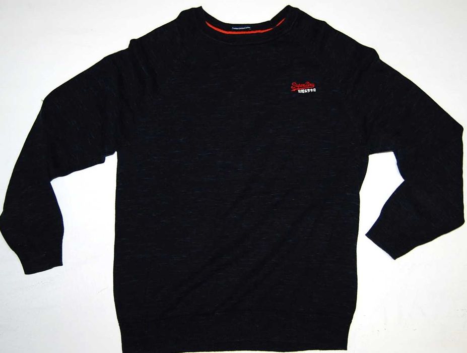 SUPERDRY M/L sweter męski bawełna