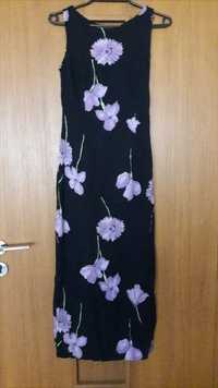 Długa i krótsze suknie w kwiaty xs/s letnie
