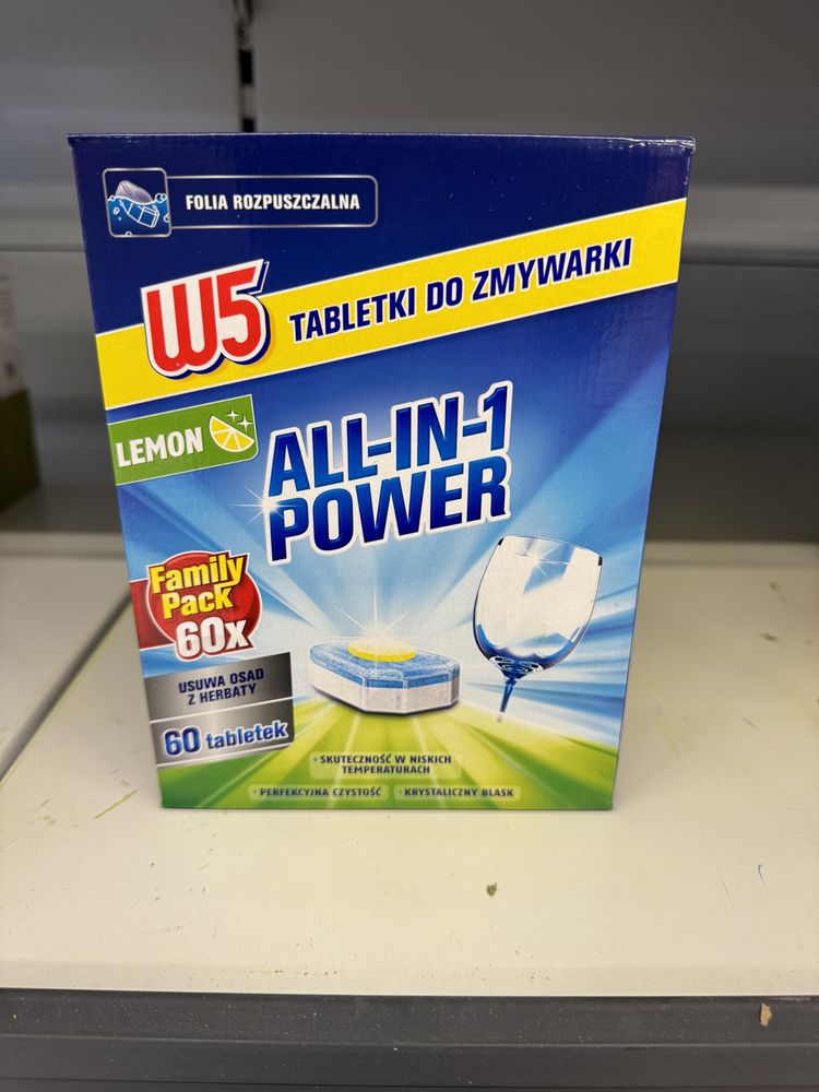 W5 all in 1 Power Tabletki do zmywarki ‼️ 2 opakowania ‼️