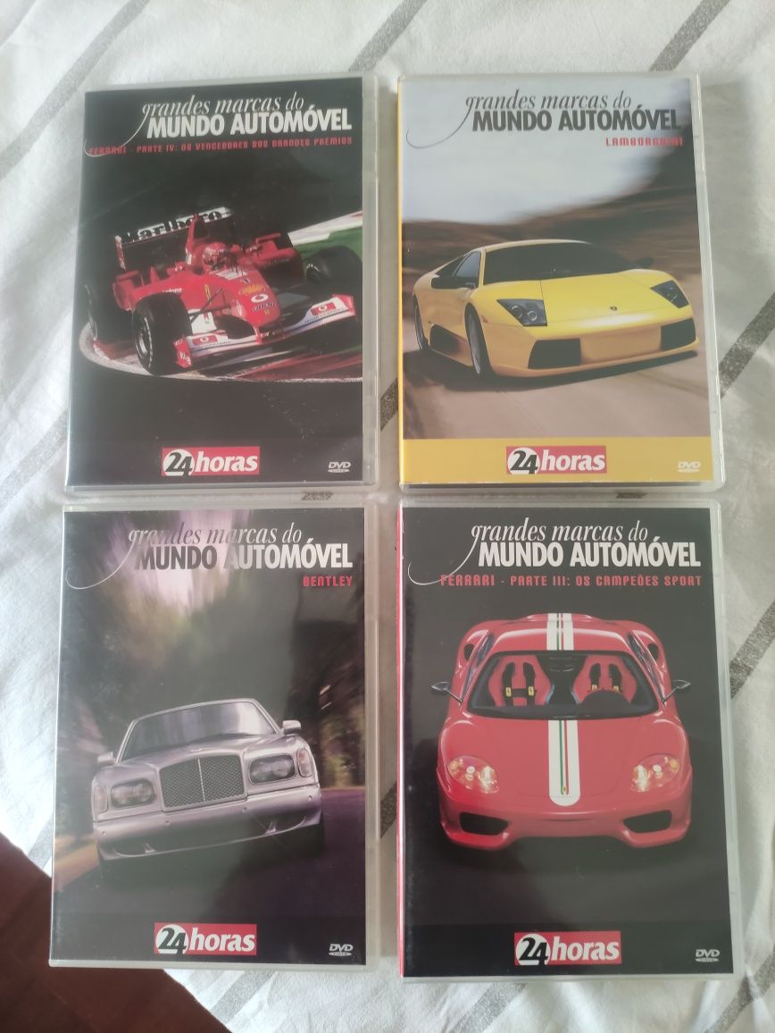 12 DVD'S coleção Grandes Marcas Automóveis