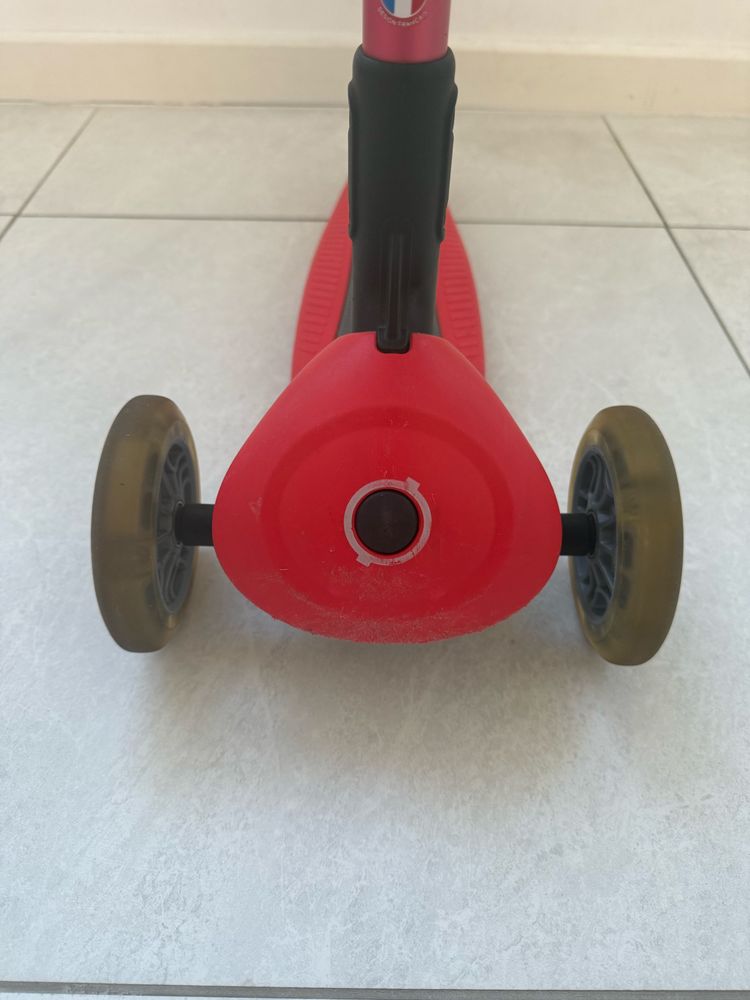 Самокат Globber Primo Foldable Lights New Red