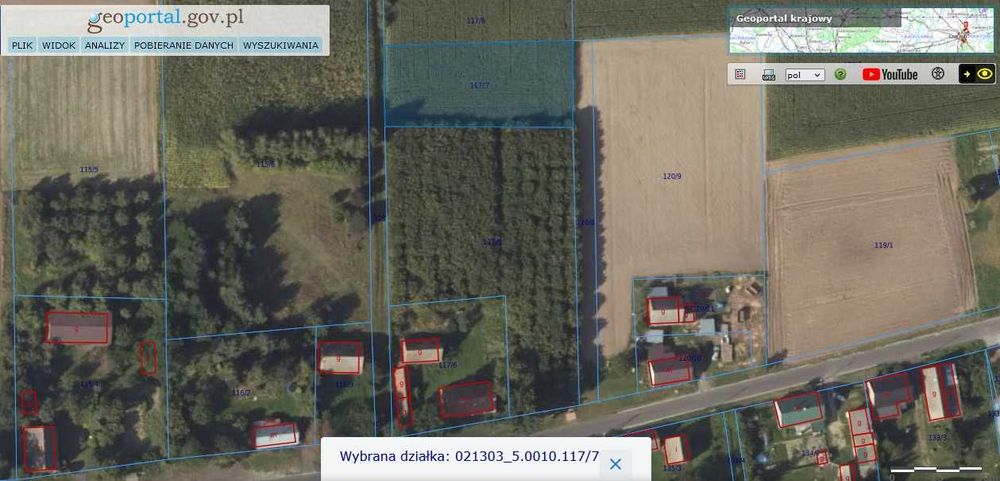 Działka budowlana 0,17 ha Dolina Baryczy