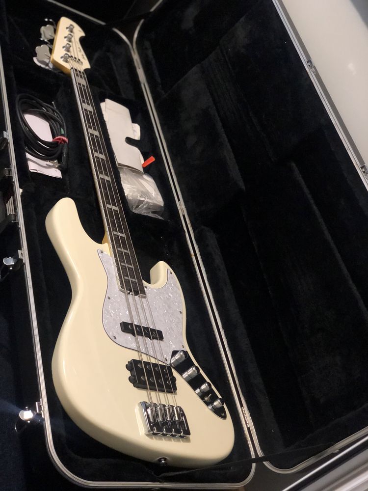 Harley Benton Enhanced MJ-4EB white (bass бас гітара)