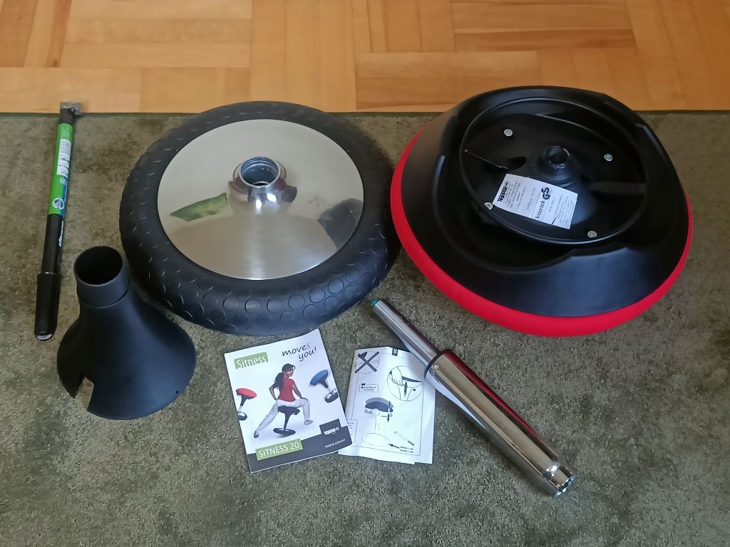 Topstar hoker ergonomiczny stołek do balansownia na pompowanej oponie