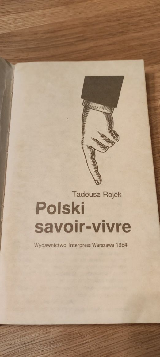 Tadeusz Rojek Polski savoir-vivre