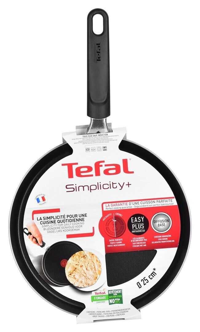 Patelnia do naleśników Tefal Simplicity+ 25cm usmaż perfekcyjne placki